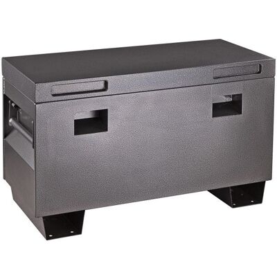 Dema Coffre de chantier verrouillable Grey XL - 91 x 43 x 56 cm - Acier - Publicité Dema Coffre de chantier verrouillable Grey XL - 91 x 43 x 56 cm - Acier - Publicité