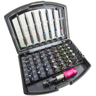 Dema Embouts de vissage et porte embout Coffret 56 pièces - Publicité Dema Embouts de vissage et porte embout Coffret 56 pièces - Publicité
