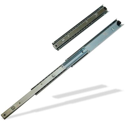 Dema Rails glissière télescopique 2 pièces pour tiroir 250 mm - Publicité Dema Rails glissière télescopique 2 pièces pour tiroir 250 mm - Publicité