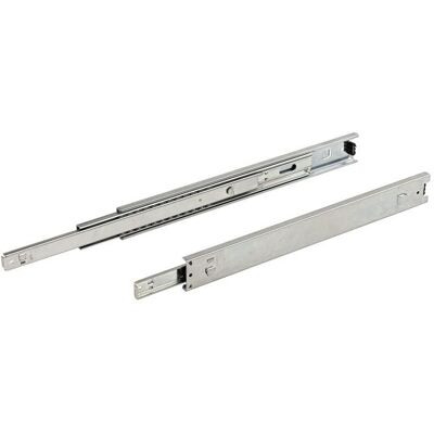 Dema Rails glissière télescopique 2 pièces pour tiroir 400 mm - Publicité Dema Rails glissière télescopique 2 pièces pour tiroir 400 mm - Publicité