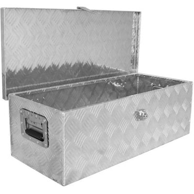 Guede Boîte de Rangement en Aluminium GT 55 - 55L - Atelier, Remorque - Publicité Guede Boîte de Rangement en Aluminium GT 55 - 55L - Atelier, Remorque - Publicité