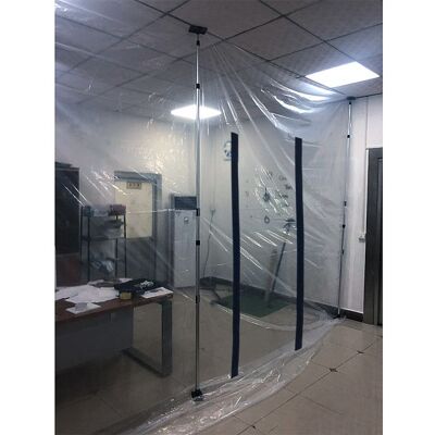 Dema Cloison de protection anti-poussière DSW10 - Kit bâche + perches - Publicité Dema Cloison de protection anti-poussière DSW10 - Kit bâche + perches - Publicité