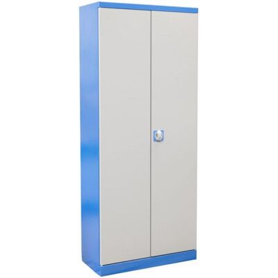 Armoire à outils GÜDE - 78x38x193 cm - Bleu, Gris, Verrouillable - Publicité Armoire à outils GÜDE - 78x38x193 cm - Bleu, Gris, Verrouillable - Publicité