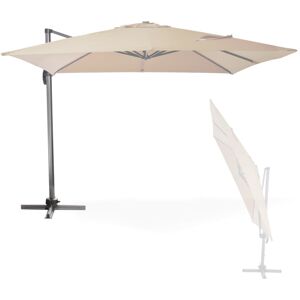 Dema Parasol déporté Verona - 3 x 3 m - Ecru