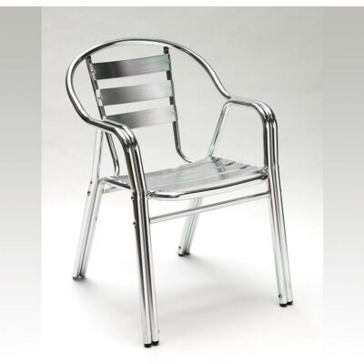 Dema Chaise de jardin empilable en Alu "TWIN" - Publicité Dema Chaise de jardin empilable en Alu "TWIN" - Publicité