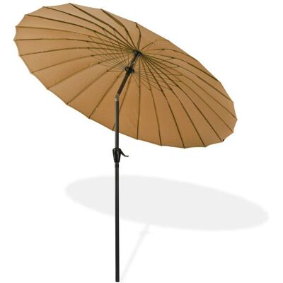 Dema Parasol Tokio 2,5 m - Kaki - Publicité Dema Parasol Tokio 2,5 m - Kaki - Publicité