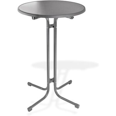 Dema Table de bistro haute - Mange-debout pliable "Treviso" - anthracite - Publicité Dema Table de bistro haute - Mange-debout pliable "Treviso" - anthracite - Publicité