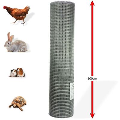 Dema - Grillage galvanisé à maille carrée 13 mm - 1 x 20 m - Grillage - Publicité Dema - Grillage galvanisé à maille carrée 13 mm - 1 x 20 m - Grillage - Publicité