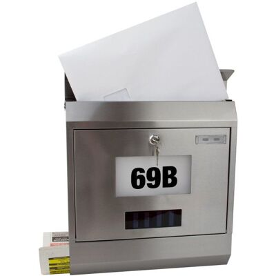 Dema Boîte aux lettres "Solar" avec porte-journaux - Publicité Dema Boîte aux lettres "Solar" avec porte-journaux - Publicité