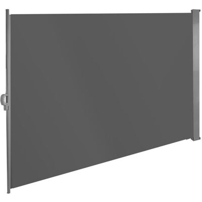 Dema Store latéral 160 x 300 cm - Anthracite / Brise-vue rétractable - Publicité Dema Store latéral 160 x 300 cm - Anthracite / Brise-vue rétractable - Publicité