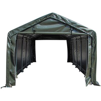 Dema Abri de prairie - Tente de pâturage 6 x 3,3 m "Norwich" - Publicité Dema Abri de prairie - Tente de pâturage 6 x 3,3 m "Norwich" - Publicité