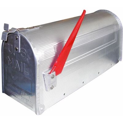 Dema Boite aux lettres américaine - Aluminium argent - Publicité Dema Boite aux lettres américaine - Aluminium argent - Publicité
