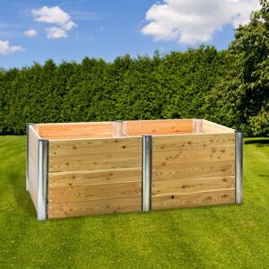 Dema Potager surélevé Premium Duo 2100 x 1090 x 750 mm - Publicité Dema Potager surélevé Premium Duo 2100 x 1090 x 750 mm - Publicité