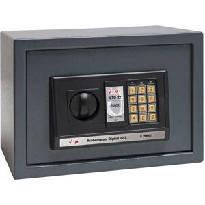 Dema Coffre fort de bureau 350 x 250 x 250 mm - avec ancrages - 22 L - Publicité Dema Coffre fort de bureau 350 x 250 x 250 mm - avec ancrages - 22 L - Publicité