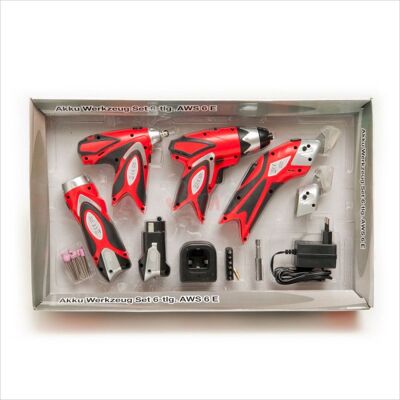 Dema Pack 6 mini machines sans fil LI-ION 3,6V 1000mAh accessoires sac - Publicité Dema Pack 6 mini machines sans fil LI-ION 3,6V 1000mAh accessoires sac - Publicité
