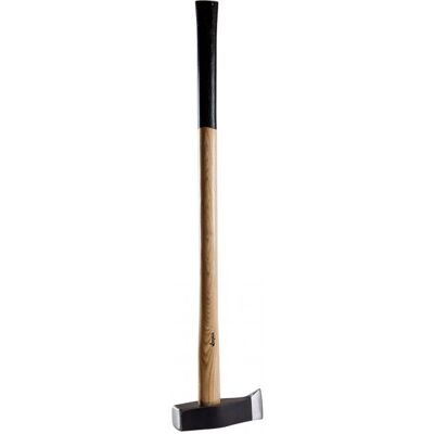 Dema - 3kg - Manche en frêne - Tête en acier trempé - Hache à fendre - Publicité Dema - 3kg - Manche en frêne - Tête en acier trempé - Hache à fendre - Publicité