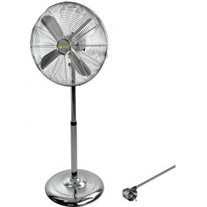 Dema Ventilateur sur pied chromé 55 Watt