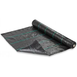 Dema Film de paillage noir 1 x 10 m - 100 g/m²