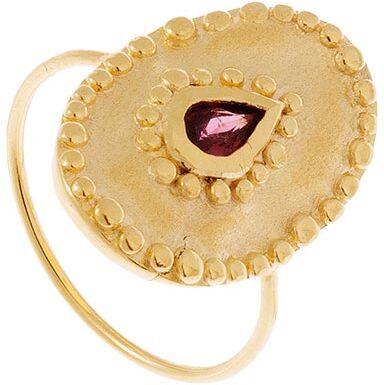 Jollia Bague rhodolite antique (plaqué or) - Louise Hendricks Jollia Bague rhodolite antique (plaqué or) - Louise Hendricks