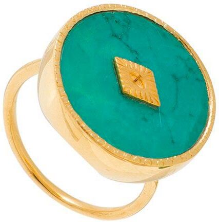 Jollia Bague pierre ronde (turquoise) - Be Maad