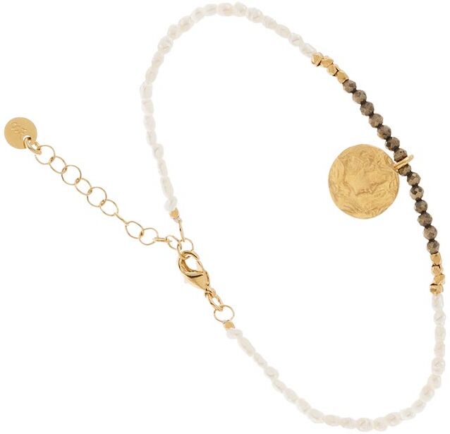 Jollia Bracelet perles d'eau douce et pierres (plaqué or) - Stalactite Jollia Bracelet perles d'eau douce et pierres (plaqué or) - Stalactite