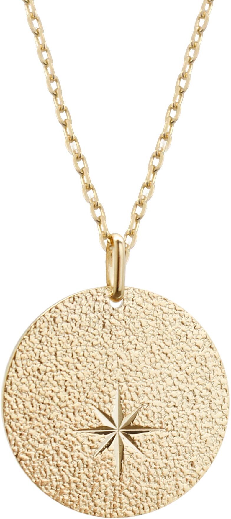 Jollia Collier médaille rose des vents (plaqué or) - Petits Trésors Jollia Collier médaille rose des vents (plaqué or) - Petits Trésors