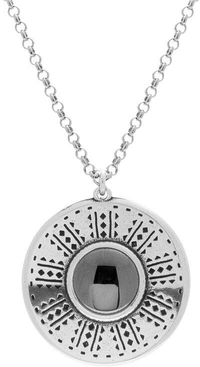 Jollia Collier ethnique pierre (hématite) - Shabada Jollia Collier ethnique pierre (hématite) - Shabada