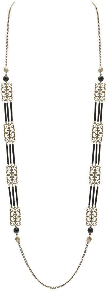 Jollia Sautoir Falbala (noir) - Florence Pavec Jollia Sautoir Falbala (noir) - Florence Pavec