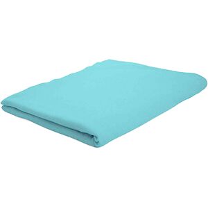 P'tit Basile Drap plat bebe coton bio 118x180 turquoise