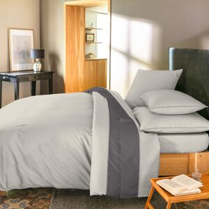 Terre de Nuit Parure de lit percale Sydney naturel 260x240 cm