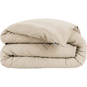 Terre de Nuit Housse de couette flanelle beige 240x220 cm