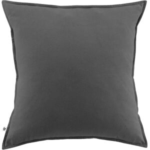 Terre de Nuit Taie d'oreiller flanelle anthracite 63x63 cm