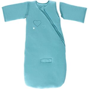 P'tit Basile Gigoteuse bebe hiver coton bio 3 en 1 bleu ocean - 0/6 mois