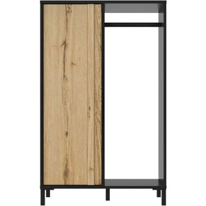 Terre de Nuit Dressing 1 porte en bois imitation chene - DR5062-1