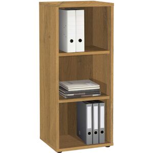 Terre de Nuit Etagère 3 cases en bois imitation chêne - ET13049-2