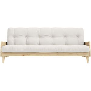 Karup Design Canape convertible INDIE en pin massif naturel matelas naturel 130x190