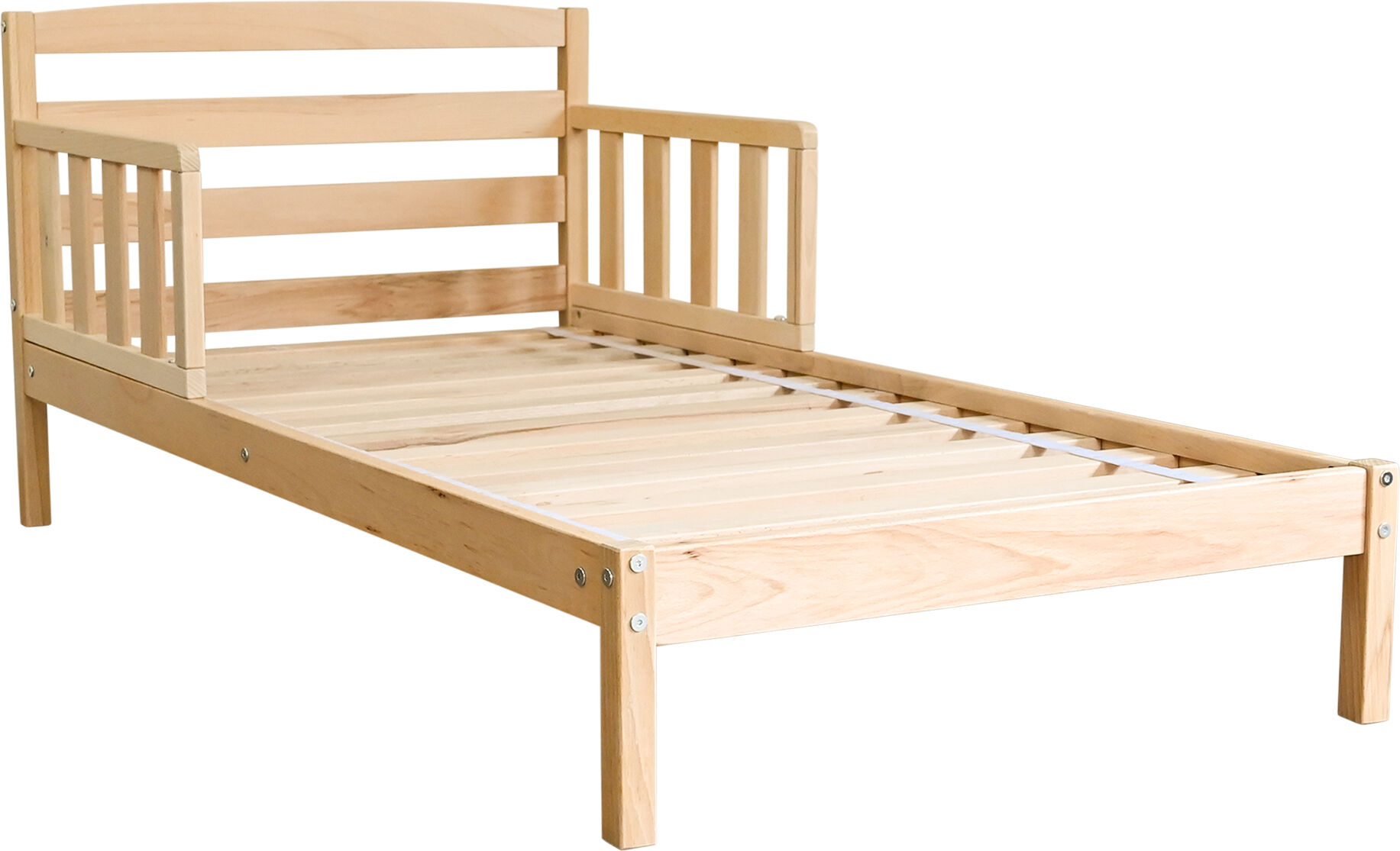 Terre de Nuit Lit enfant naturel en pin massif 60x120 - LT37001