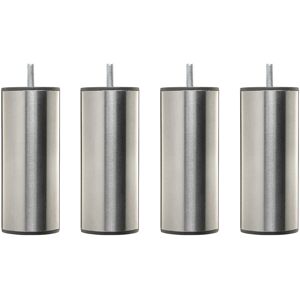 Someo 4 pieds cylindriques inox 15 cm