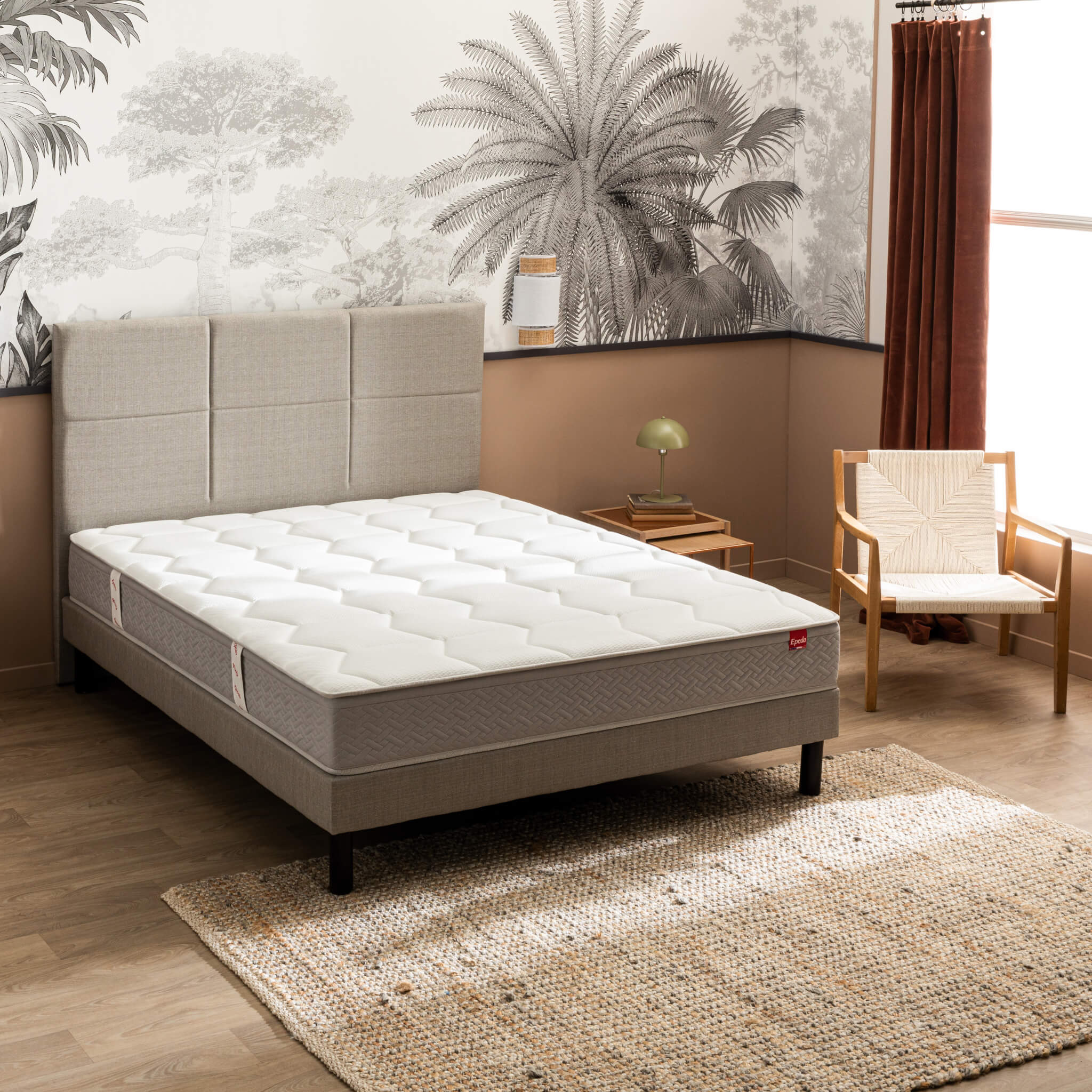 Matelas Epeda ressorts ensachés et mémoire de forme Destination 90x190