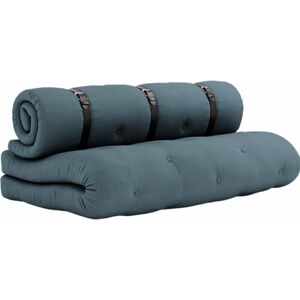 Karup Design Matelas futon et fauteuil 2 en 1 BUCKLE-UP 140x200 bleu pétrole