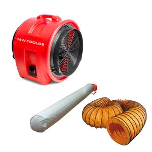 Mw-tools Ventilateur MV400PP avec tuyau et sac filtrant MW-Tools MV400PPSET - Publicité