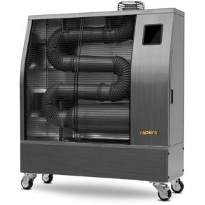 Chauffage Radiateur fioul professionnel mobile radiant infrarouge 14 kW motif en acier inoxydable 160-900 m³ Wifi Hipers WDP50IS - Publicité Chauffage Radiateur fioul professionnel mobile radiant infrarouge 14 kW motif en acier inoxydable 160-900 m³ Wifi Hipers WDP50IS - Publicité
