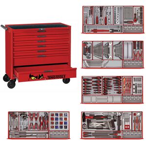 Servante rouge midi 7 tiroirs Teng Tools TCMM498N2