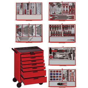 Teng Tools Servante d'atelier complète pro 491 outils Teng Tools