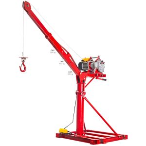 Grue mobile 500 kg avec treuil electrique 230 V MW Tools BK500