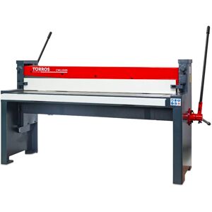 Cisaille guillotine manuelle 1500 mm epaiss. 1,5 mm avec butee Torros CML1500