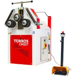 Torros Cintreuse industrielle 3 galets 2 motorisés horizontal/vertical 1,5kw 400v Torros