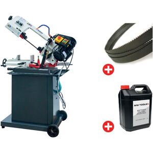 Scie à ruban mobile pour métaux -45°/+60° capacité de coupe ronde 128 mm 0,55 kW 230V 3 lames de scie et 5L d'huile de refroidissement Torros SC135G PACK - Publicité Scie à ruban mobile pour métaux -45°/+60° capacité de coupe ronde 128 mm 0,55 kW 230V 3 lames de scie et 5L d'huile de refroidissement Torros SC135G PACK - Publicité