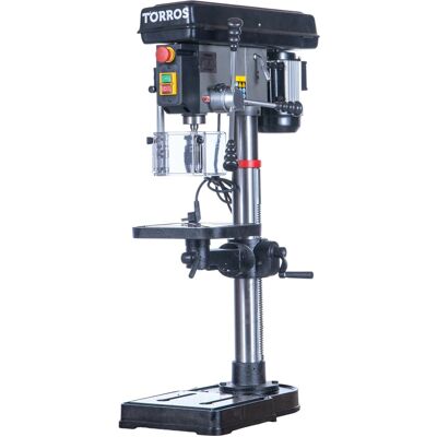 Perceuse d'établi professionnelle jusque ø 20 mm raccord CM2 600W 230V 12 vitesses 64 kg Torros DT20M - Publicité Perceuse d'établi professionnelle jusque ø 20 mm raccord CM2 600W 230V 12 vitesses 64 kg Torros DT20M - Publicité