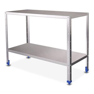 Lioninox Table inox centrale démontable 800x500x850 mm